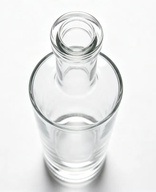 750ml Slim Waist Tequila Glass Bottle super clear flint glass