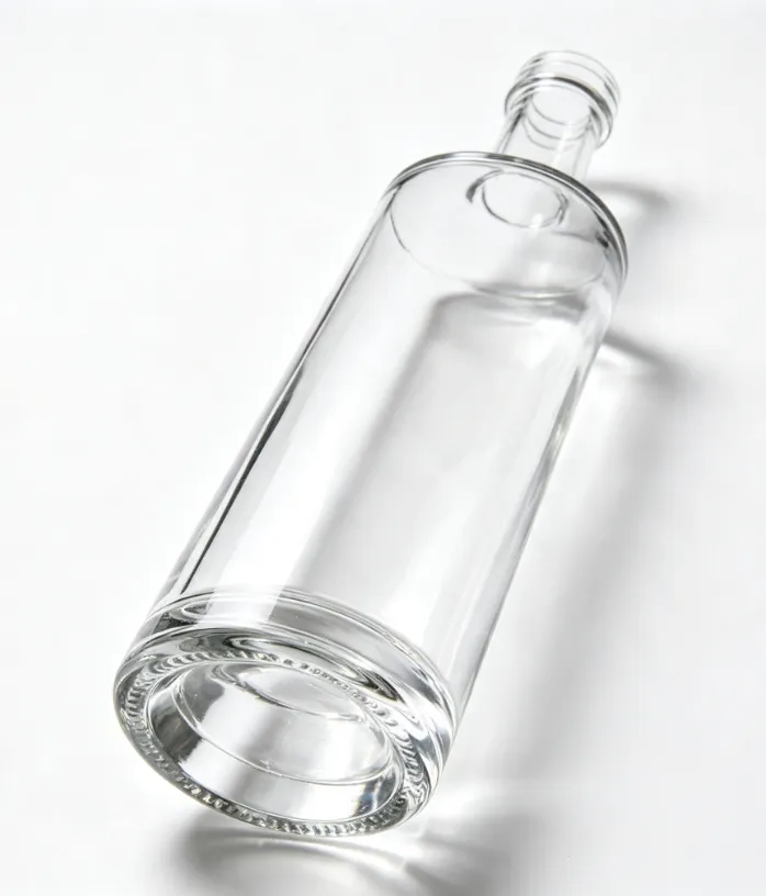 750ml Slim Waist Tequila Glass Bottle super clear flint glass
