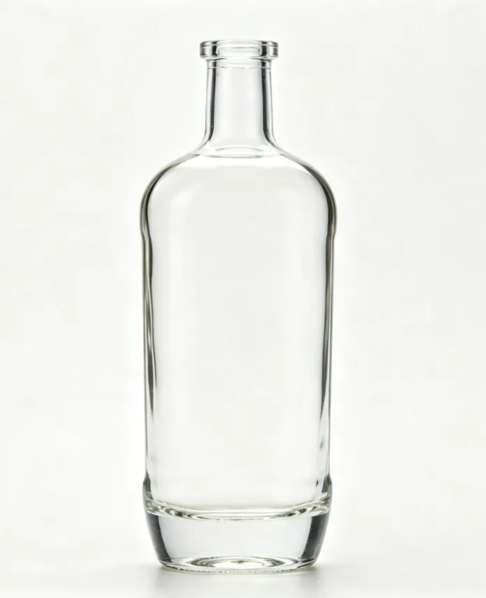 500ml Round Flat Mouth Tequila Glass Bottle