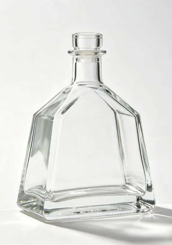pyramid 700ml tequila glass bottle