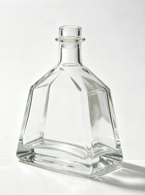 pyramid 700ml tequila glass bottle