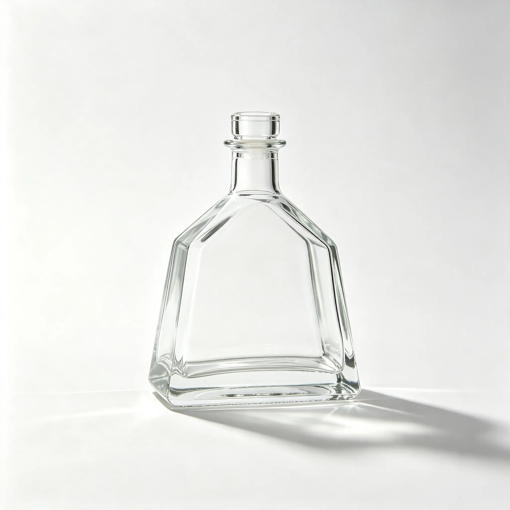 pyramid 700ml tequila glass bottle