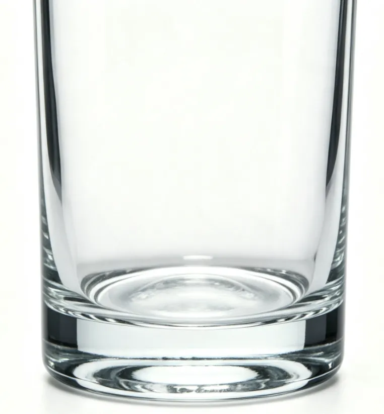 700ml Round Flat Mouth Thread-Free Wine & Whiskey Glass Bottle