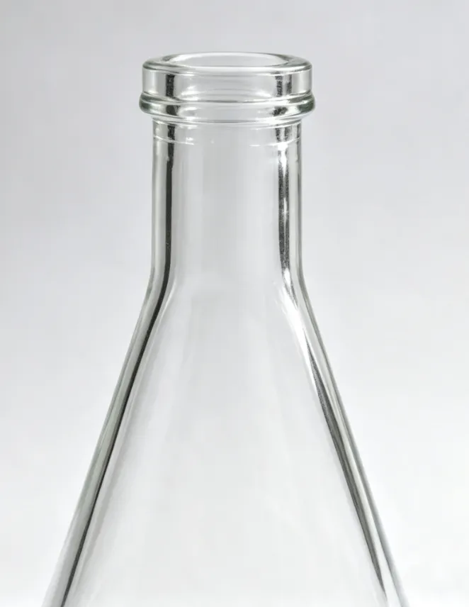 700ml Tapered Flat Mouth Thread-Free Tequila Glass Bottle