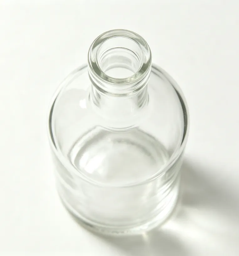 750ml empty clear tequila glass bottle for distillery packaging