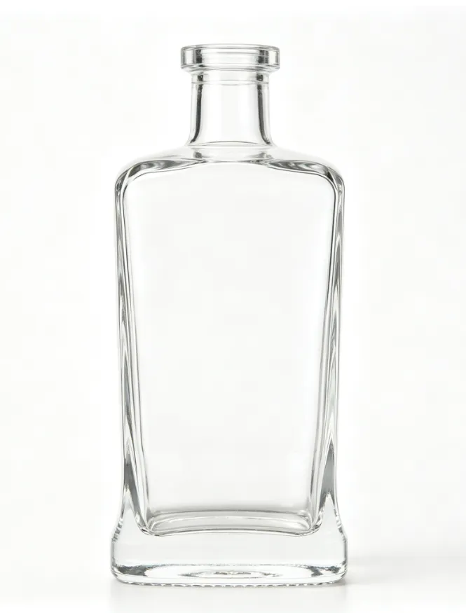 1000ml square whiskey glass bottle
