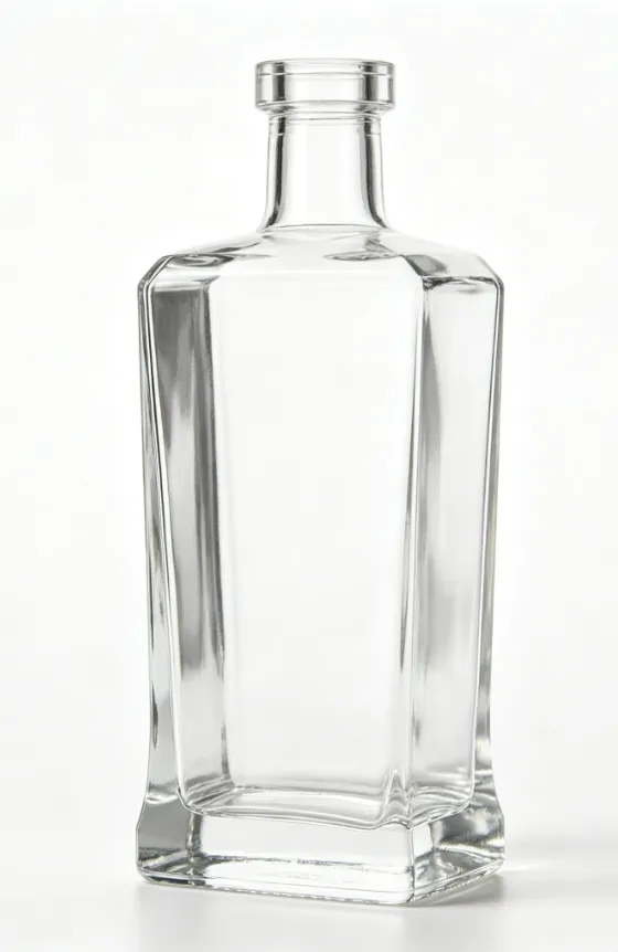 1000ml square whiskey glass bottle