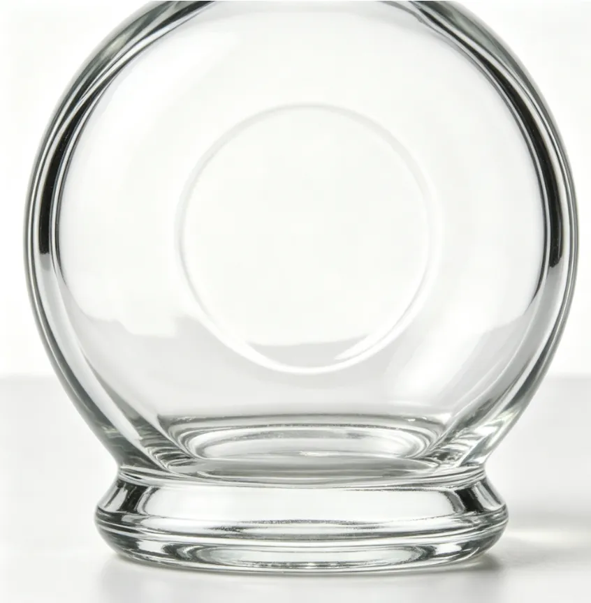 750ml round bulbous whiskey glass bottle