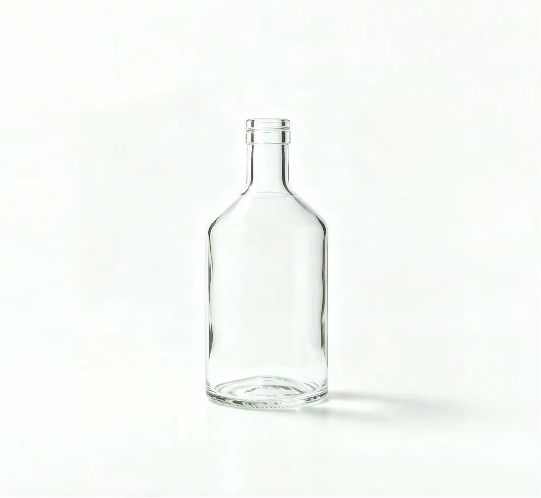 750ml empty clear tequila glass bottle for distillery packaging