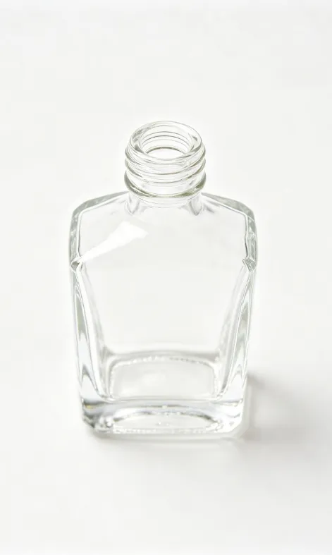 200ml empty brandy glass bottle with threaded neck