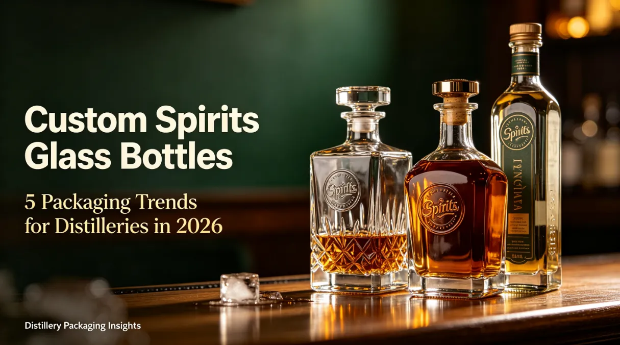 custom spirits glass bottles for distilleries