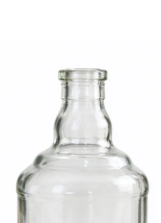 700ml whiskey glass bottle clear flint naked bottle