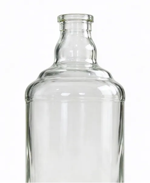 700ml whiskey glass bottle clear flint naked bottle