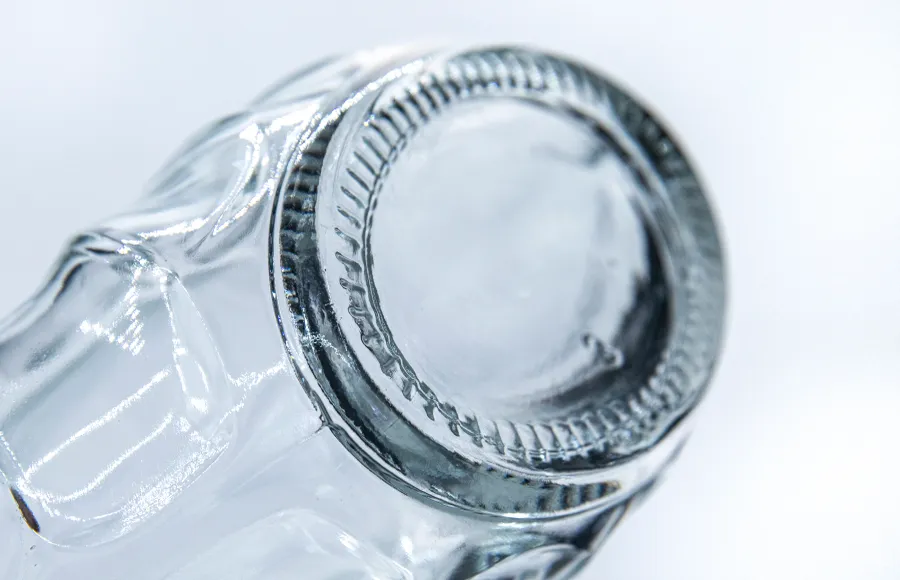 glass container for spirits