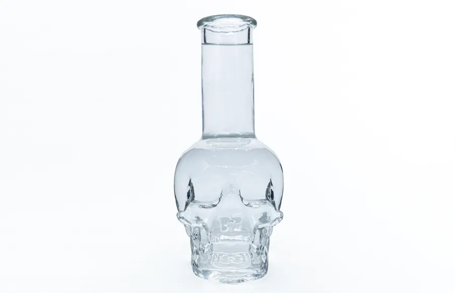 vodka bottle with bar top cork