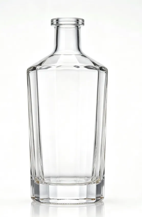 700ml custom whisky glass bottle