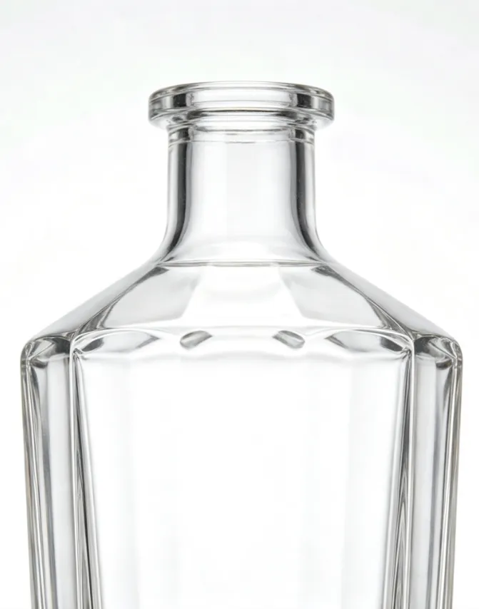 700ml custom whisky glass bottle