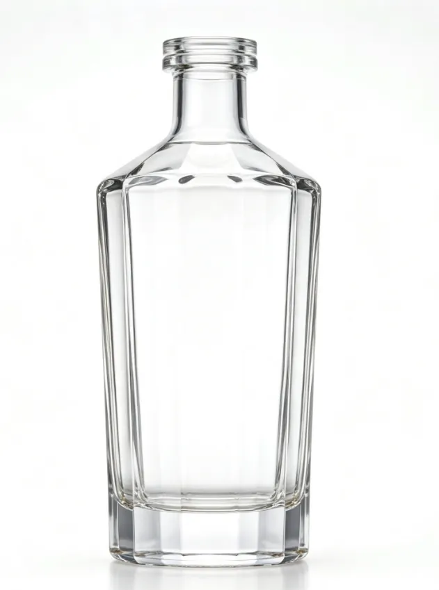 700ml custom whisky glass bottle