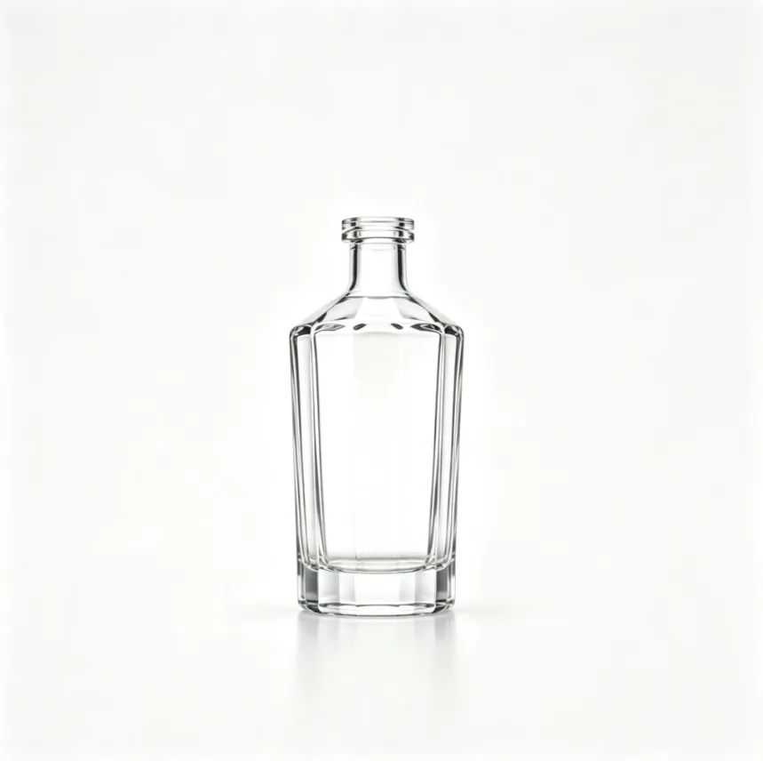700ml custom whisky glass bottle