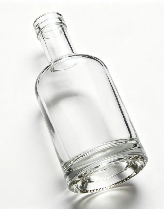 500ml custom whisky glass bottle