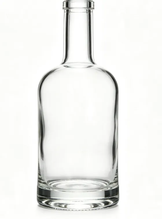 500ml custom whisky glass bottle