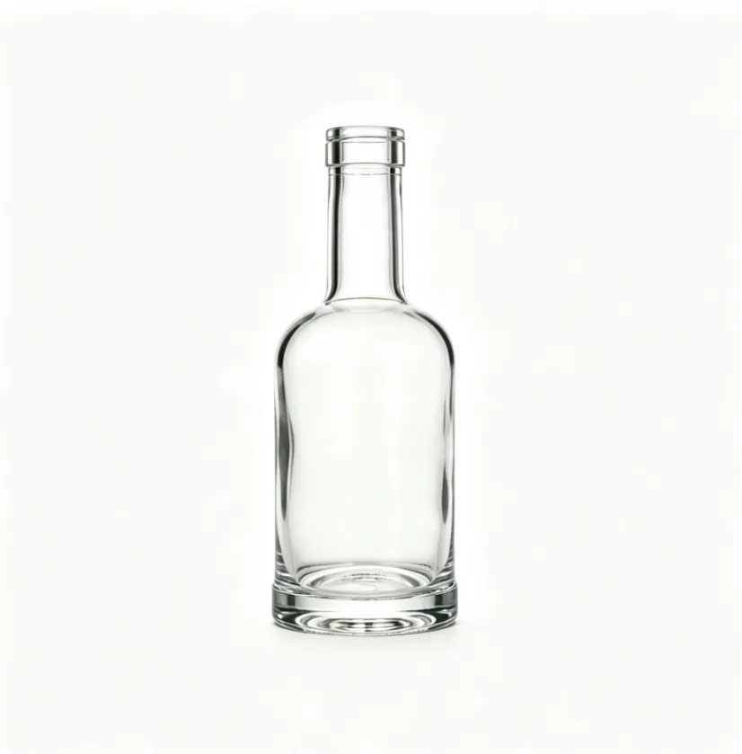 500ml custom whisky glass bottle