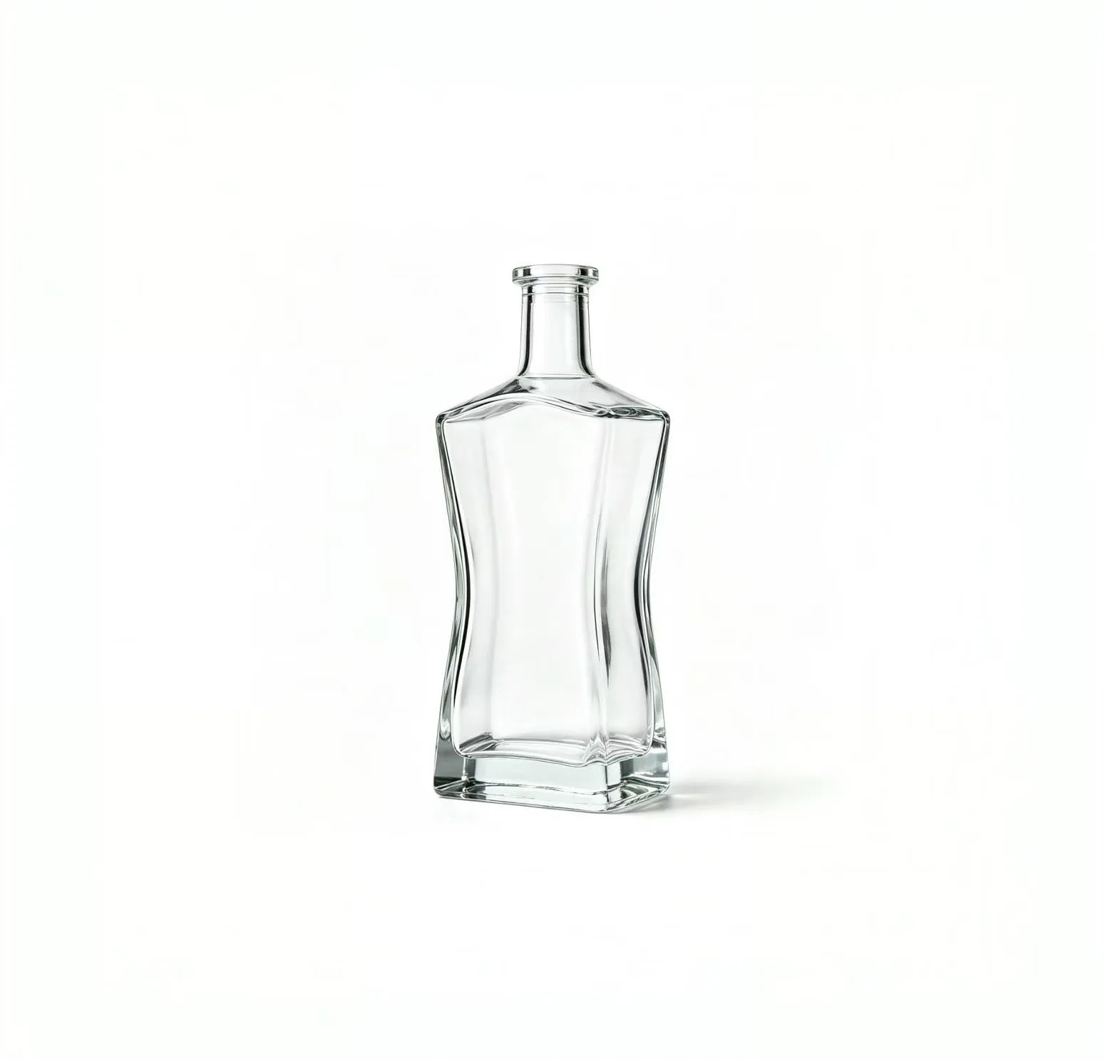 700ml clear tequila glass bottle