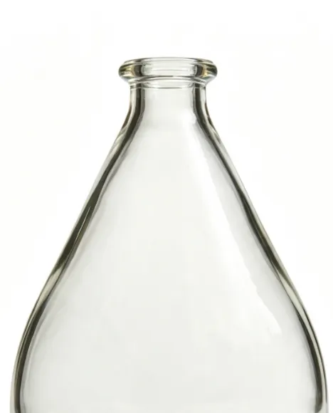 750ml teardrop bourbon whiskey glass bottle empty clear spirit bottle