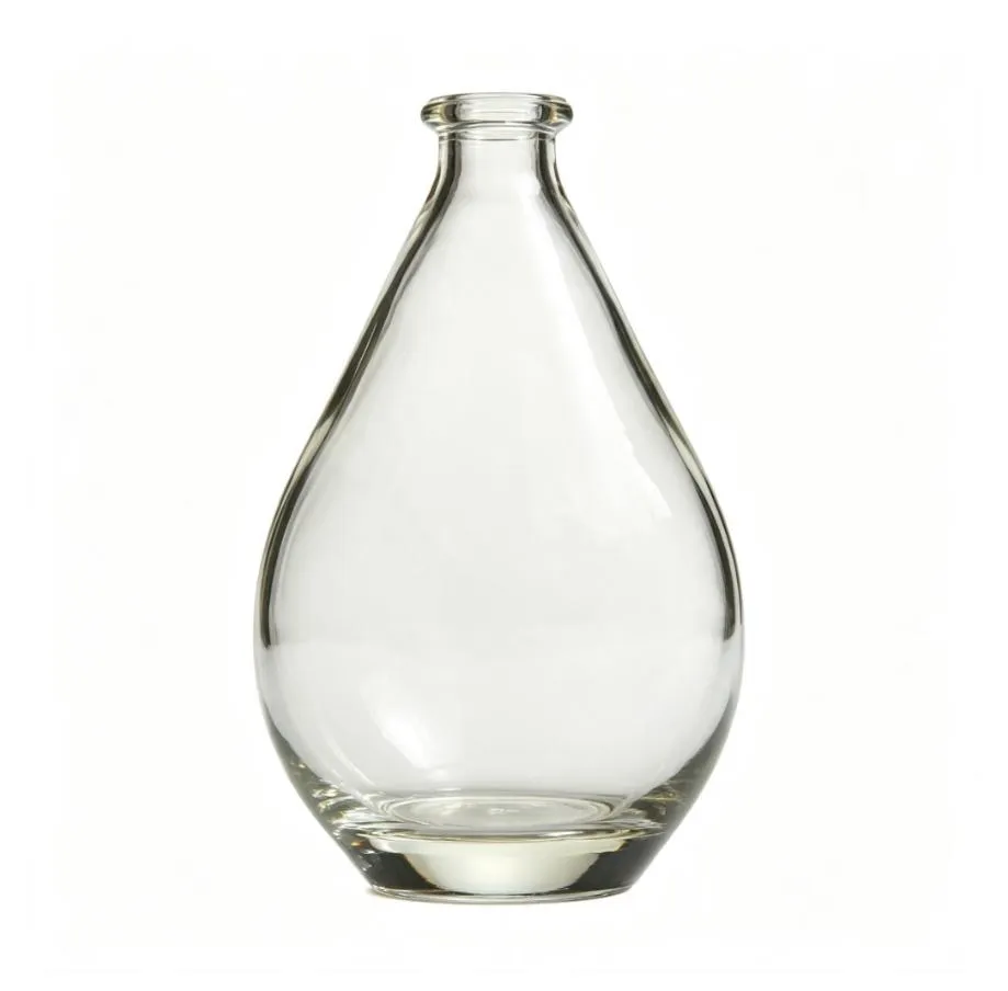 750ml teardrop bourbon whiskey glass bottle empty clear spirit bottle