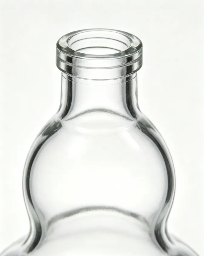 1000ml gourd shape tequila glass bottle empty clear liquor bottle