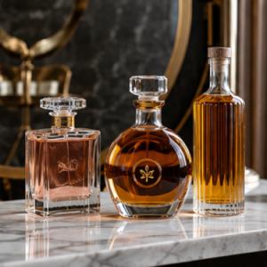 spirits glass bottles for whiskey, brandy and craft spirits