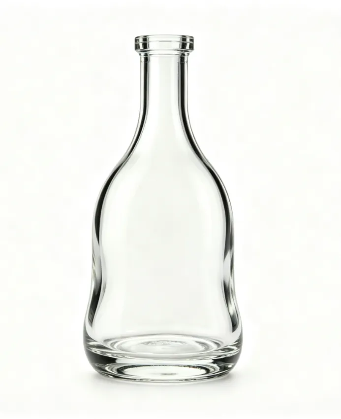 700ml irregular shape whisky glass bottle luxury empty spirit glass bottle