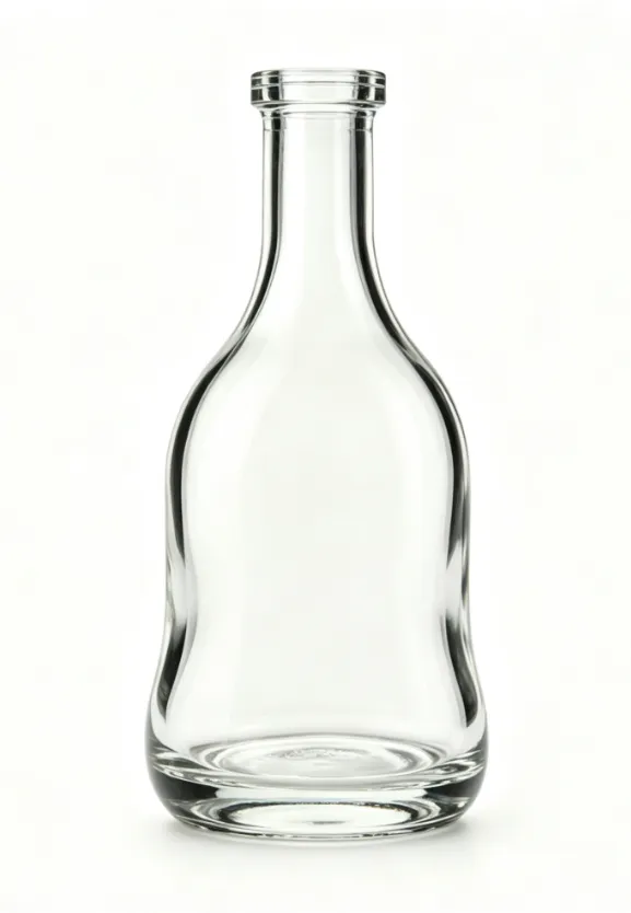 700ml irregular shape whisky glass bottle luxury empty spirit glass bottle