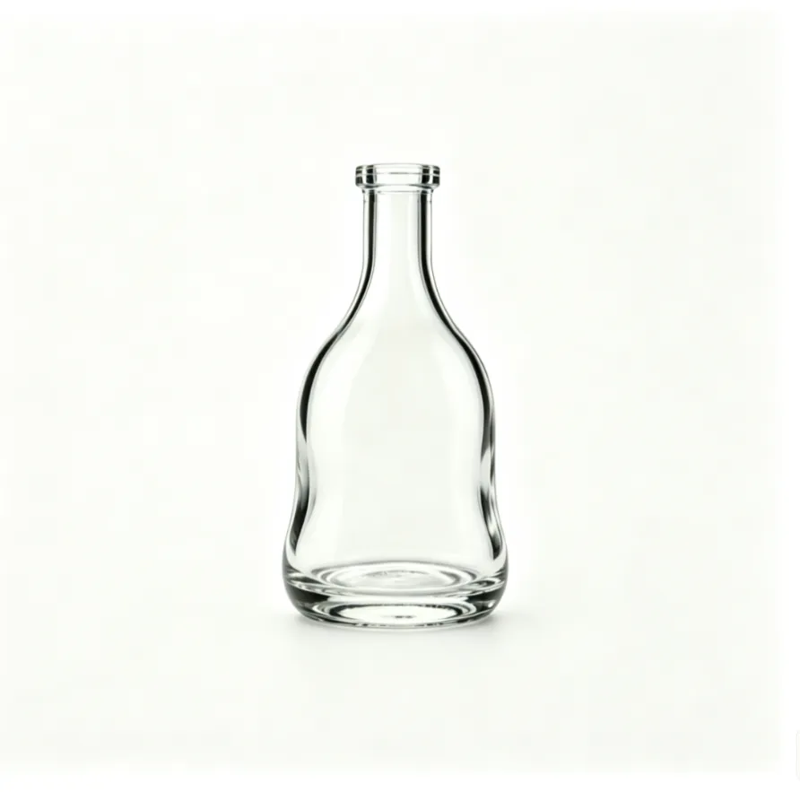 700ml irregular shape whisky glass bottle luxury empty spirit glass bottle