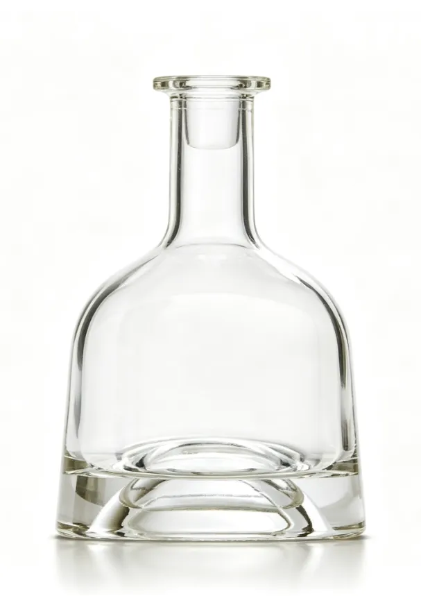 700ml wide shoulder thick base tequila glass bottle luxury empty spirit glass bottle