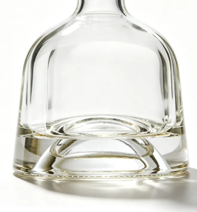700ml wide shoulder thick base tequila glass bottle luxury empty spirit glass bottle