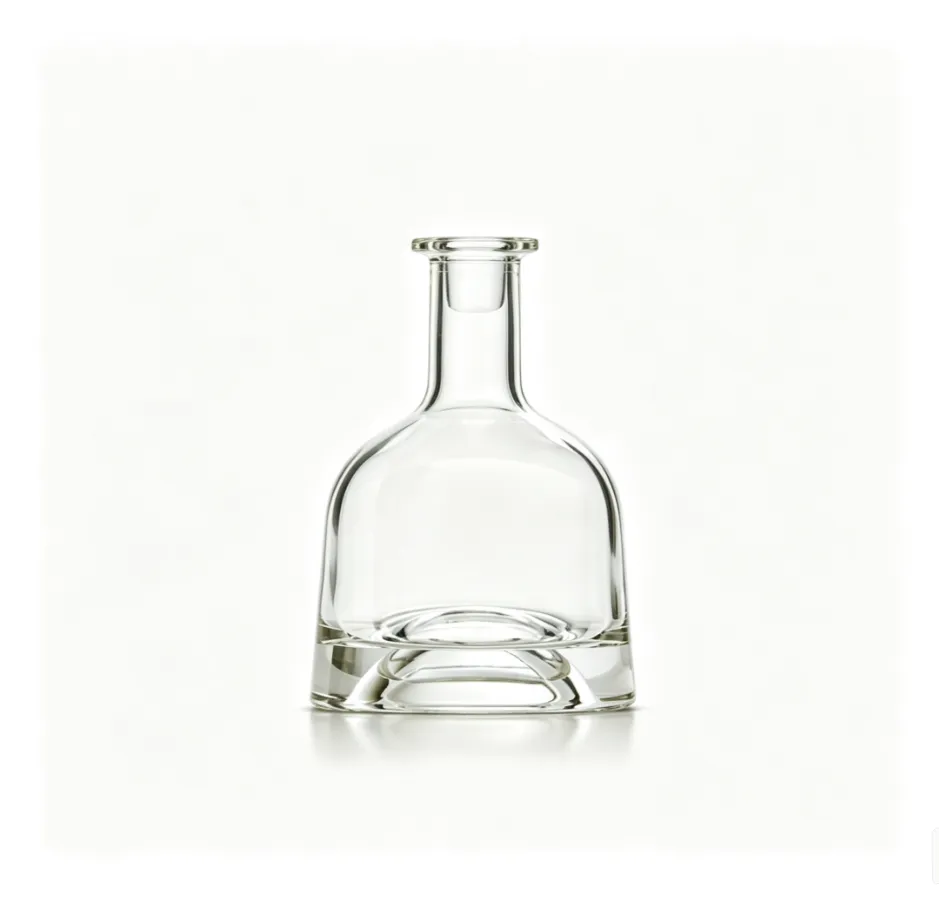 700ml wide shoulder thick base tequila glass bottle luxury empty spirit glass bottle