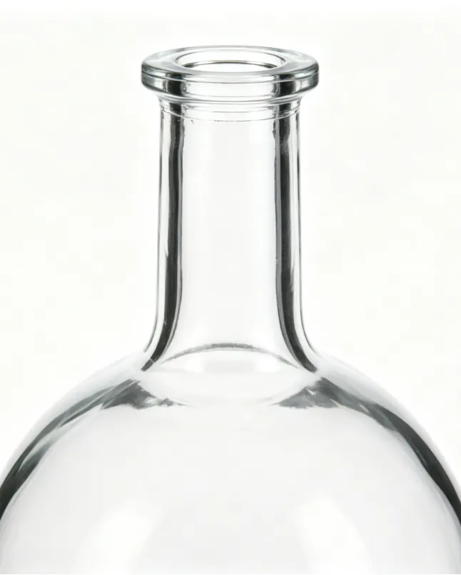 700ml round ball‑shape tequila glass bottle