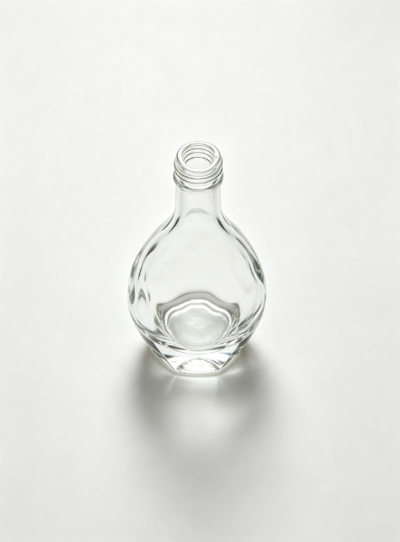 3000ml raindrop meteorite empty rum glass bottle with threaded neck
