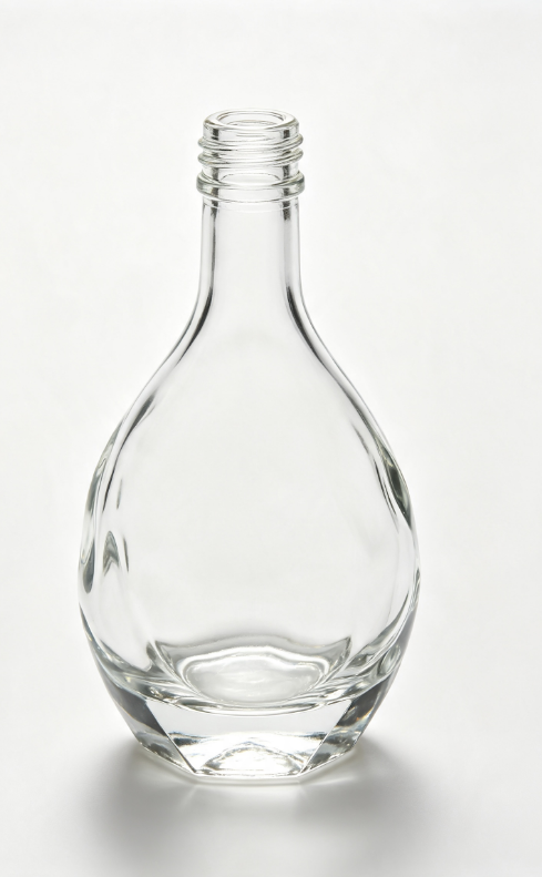 3000ml raindrop meteorite empty rum glass bottle with threaded neck