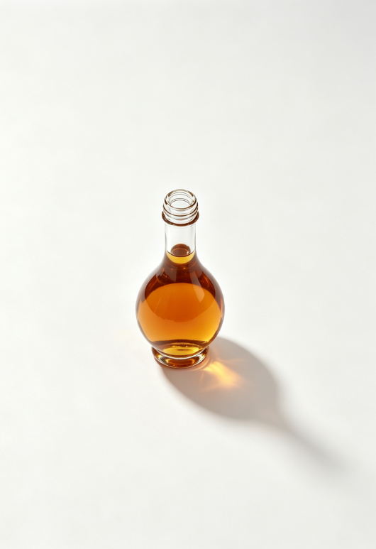 750ml swan neck amber drop empty brandy glass bottle with threaded neck