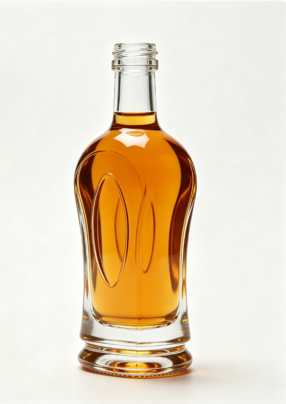 3000ml Whale Ridge Empty Rum Glass Bottle With Threaded Neck