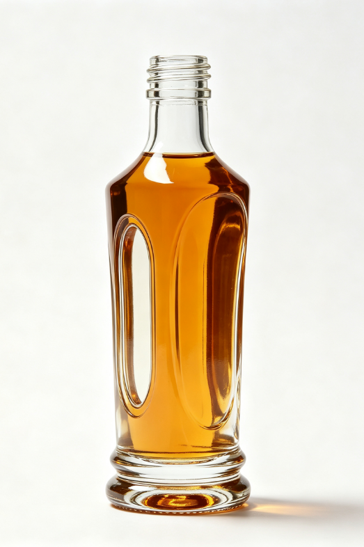 3000ml Crescent Tower Empty Rum Glass Bottle With Threaded Neck