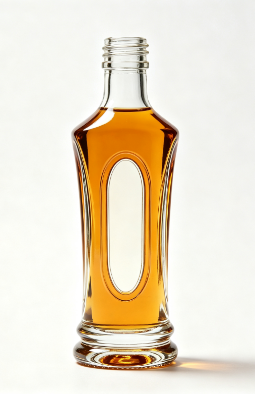 3000ml Crescent Tower Empty Rum Glass Bottle With Threaded Neck