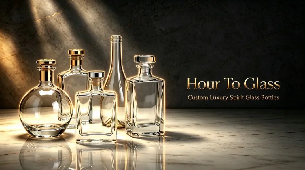 luxury spirit glass packaging for independent distilleries premium custom liquor bottles