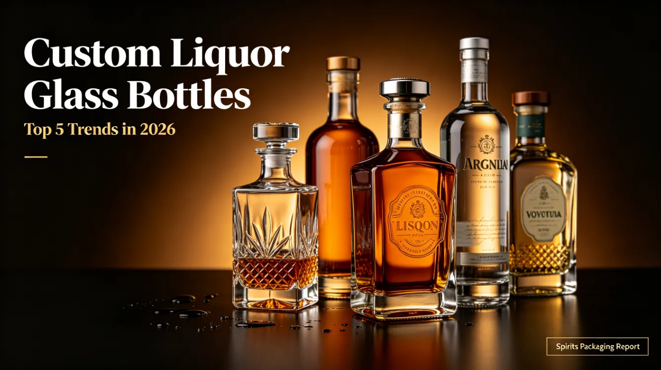 custom liquor glass bottles